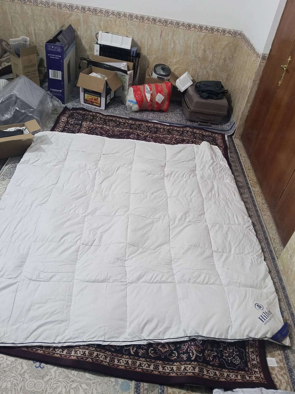 السلام عليكم
عندي هذني  الفراشات  للبيع مال امزون القياس 2*3
 واكو  وياهن فرشه  مال  سرير 
 ما عرف سعرهن قيم وخذ
عندي توصيل 
ما مستعملات  جدد


**إذا كنت صاحب هذا الإعلان وتريد حذفه لأي سبب، رجاءا أرسل رسالة إلى الدعم الفني**