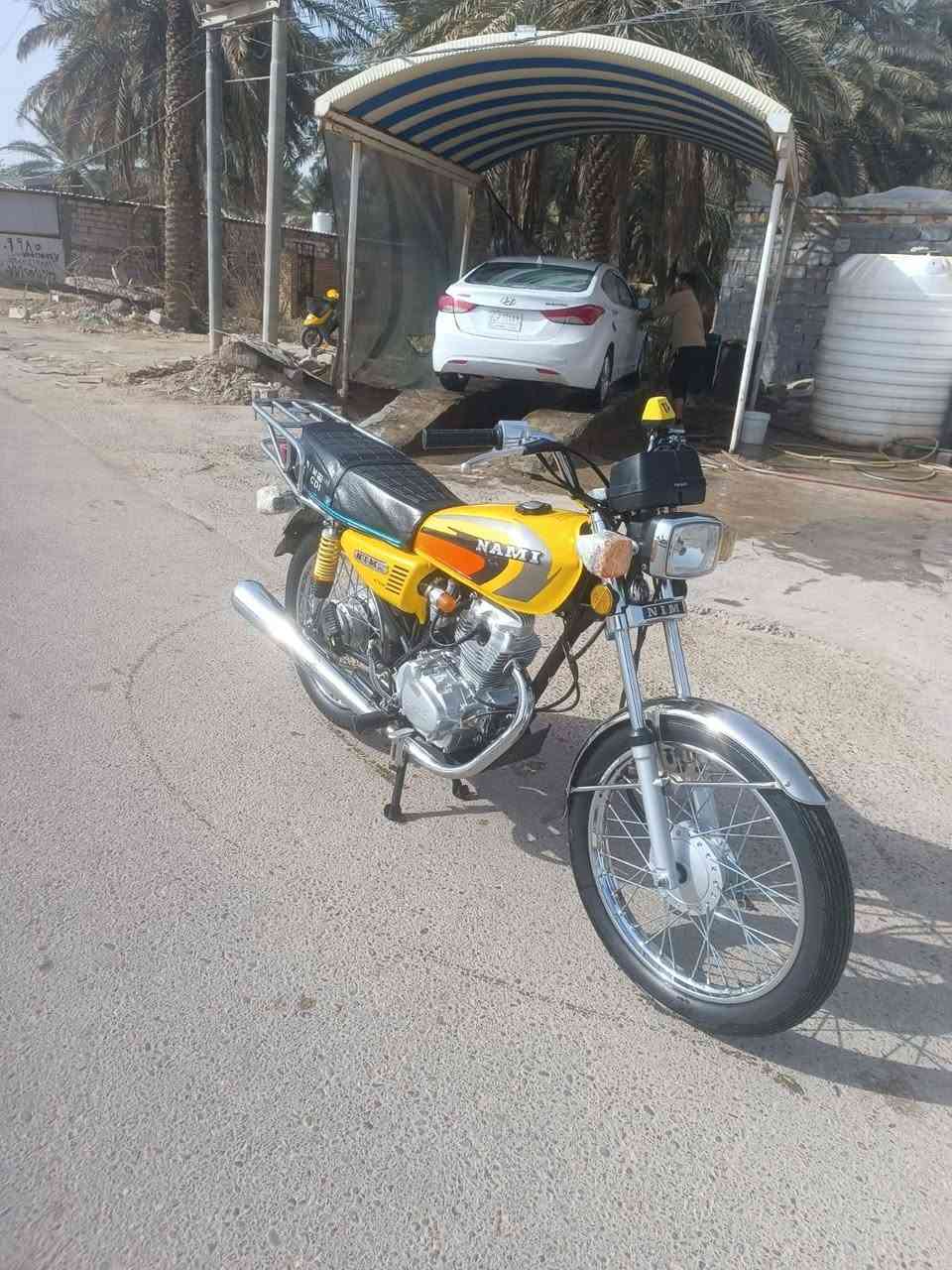 سلام عليكم درجة االمديل 2025كفاله اللون اصفر نوع نامه باب أول السعر 675بيه مجال قليل  الرقم ***********
