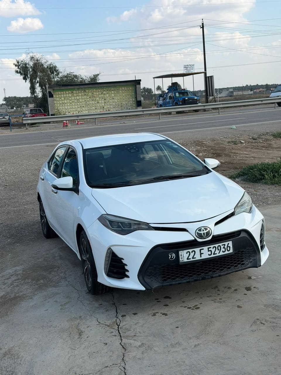 كورلا موديل 2017بيه صبغ
قطعتين سونار مرفوق ويا
صور رقم شمالي بسمنه
لسعر١٣٥بيها مجال قليل
مكان سيارة ديالى بعقوبة 
***********
