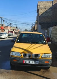 سياره سايبا موديل ١١ سنويتها جديده مصفره رقم انكليزي مكانها بغداد الشع...