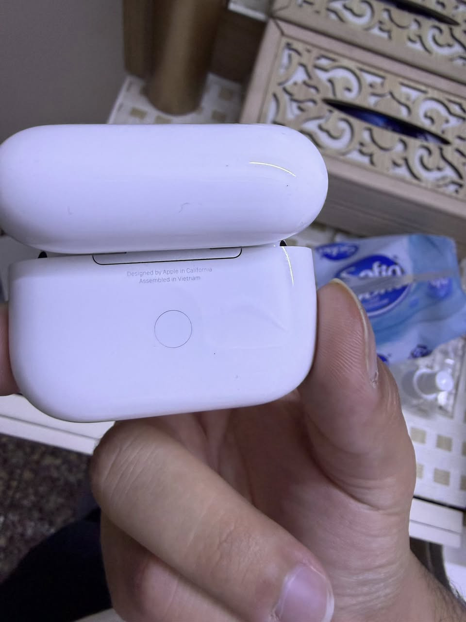 السلام عليكم
ايربودز برو ٢ usb-c
السماعة نظيفة حيل وموضحة بالصور
السماعة ضمان ماستر
السماعة كامل ملحقات عدة واير الشحن
+ وياها حافظة للكيس هدية
سعر السماعة 175 
مكاني بغداد السيدية
تواصل واتساب فقط ***********
