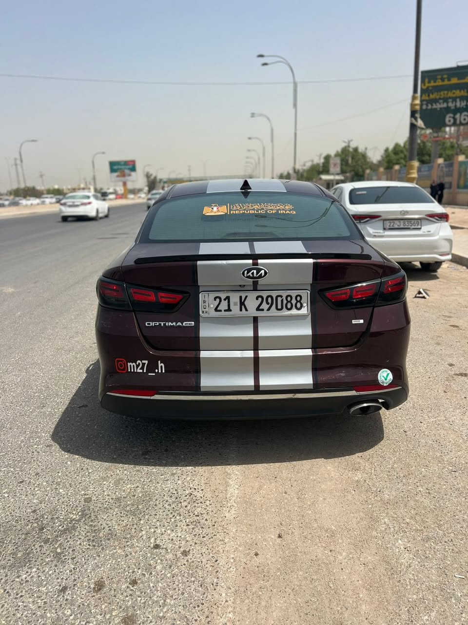 سلام عليكم سياره للبيع 
اوبتماء موديل 18 
رقم باسمي سنويه جديده هزه جديده 
السياره ماناقصه شي خير من الله 
تستقبل محسن او عادي بانزين مكينه جيدي اي
سياره تبريدهة ثلج تتفئه بيهة هم 
مواصفات السياره اشاير بل مري وضع ايكو او اسبورت او نورمان 
تخم تاير جديد 
حادث السياره 3 قطع بدون شاصي او لغود او دواخل كله كفاله ايرباكاتهة مكفوله سعر
138 بيهة مجال
***********
***********
