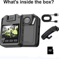 كاميرا جسم • دقة ٢K (١٤٤٠P) • ١٢٨ جيجا