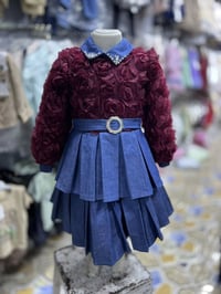 ملابس العيد • فستان بناتي ٢-٥س • تجهيز حديث الولادة