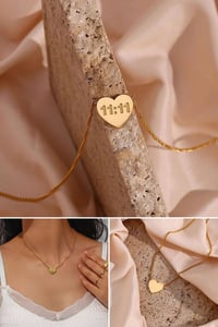 قلاده • طلاء ثابت • ذهبي وفضي