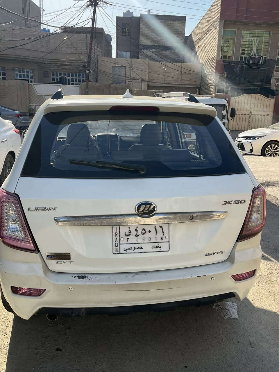 السلام عليكم 
ليفانx60 للبيع موديل 2016
كير اوتو مكينه مكفوله  تبريد ثلج الخلل بالكير كهربائي ابيع بدون كير 
مكفوله من الضربه والصبغ ملاحظات  قليله 
رقم بغداد الالماني 
باقي التفاصيل متواجد ع رقم ***********
السعر 68 وبيها مجال 
العنوان بغداد الامين الثانيه .
