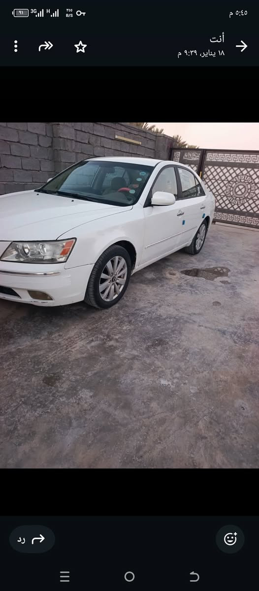 السلام عليكم سوناتا 2009 وارد امريكي بدون حادث دواخل مكفوله صبق عام تكشير محرك 2400 رقم انبار السعر 100 الاتصال ***********
