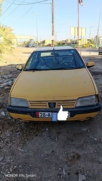 بيجو 405 مديل 12  رقم نكليزي نجف سنويه لغايه 29 بأسمي شرط لمداور  سيار...