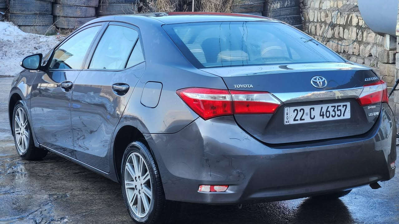 كورلا۲۰۱٥ وارد خليجي ،محرك1.6  ،بيها ۱قطعة صبغ بدون دواخل ، و بيها حالوب خفيف بالقمارة ، رقم و سنوية جديد ،
سعر108ورقە 
عنوان..اربيل_خليفان، ر.م/۰۷٨۲۹٨۲٦۳٤۲
