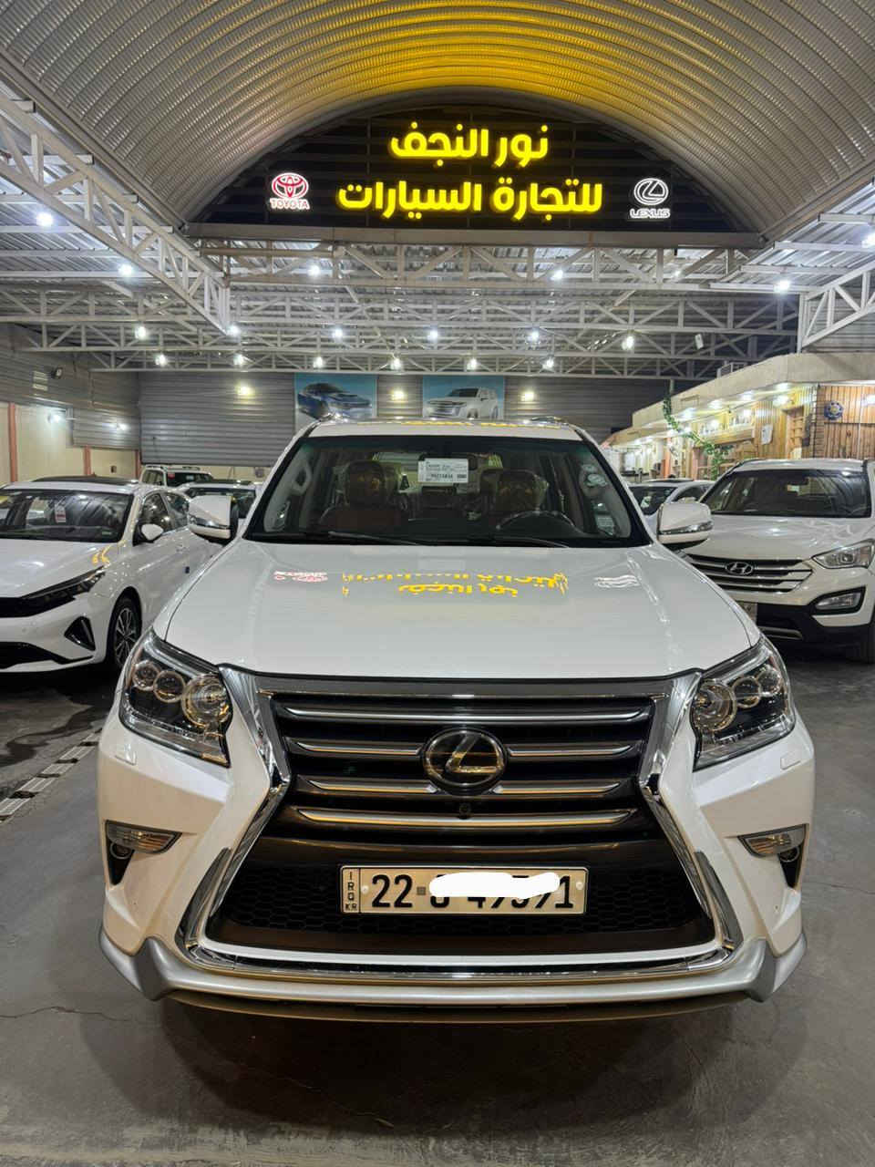 سلام عليكم 
لكزز GX460 
موديل 2018 بريم بريم اصل باب اول
ماشية 70 الف حقيقي اصل 
 سيارة على ايد وحدة فقط
مكفولة من صبغ تبديل و بارد و شخوط ورصعات كفالة حتة دعاميات 
***********
*********** واتس اب 
رقم اربيل بسمي هزة فحص جديد 
مواصفات 
جكات 
شاشات 3 بلاديات
رادار امامي + جانبي
كشنات حار + بارد + ثنين كراسي كهرباء
كشن سايق خزن مموري
اربع كامرات 360 
ستيرن كهرباء خزن + ستيرن تدفىء
اتو بارك تصفط وحدهي
13 سماعة + دمام 
كشنات خلفية كهرباء 
تشغيل عن بعد 
فتحة بل سقف
ريموند شاشات 
بصمات اثنين مع كودات 
اعلى مواصفات بل لكزز فول للاخير 1/1
