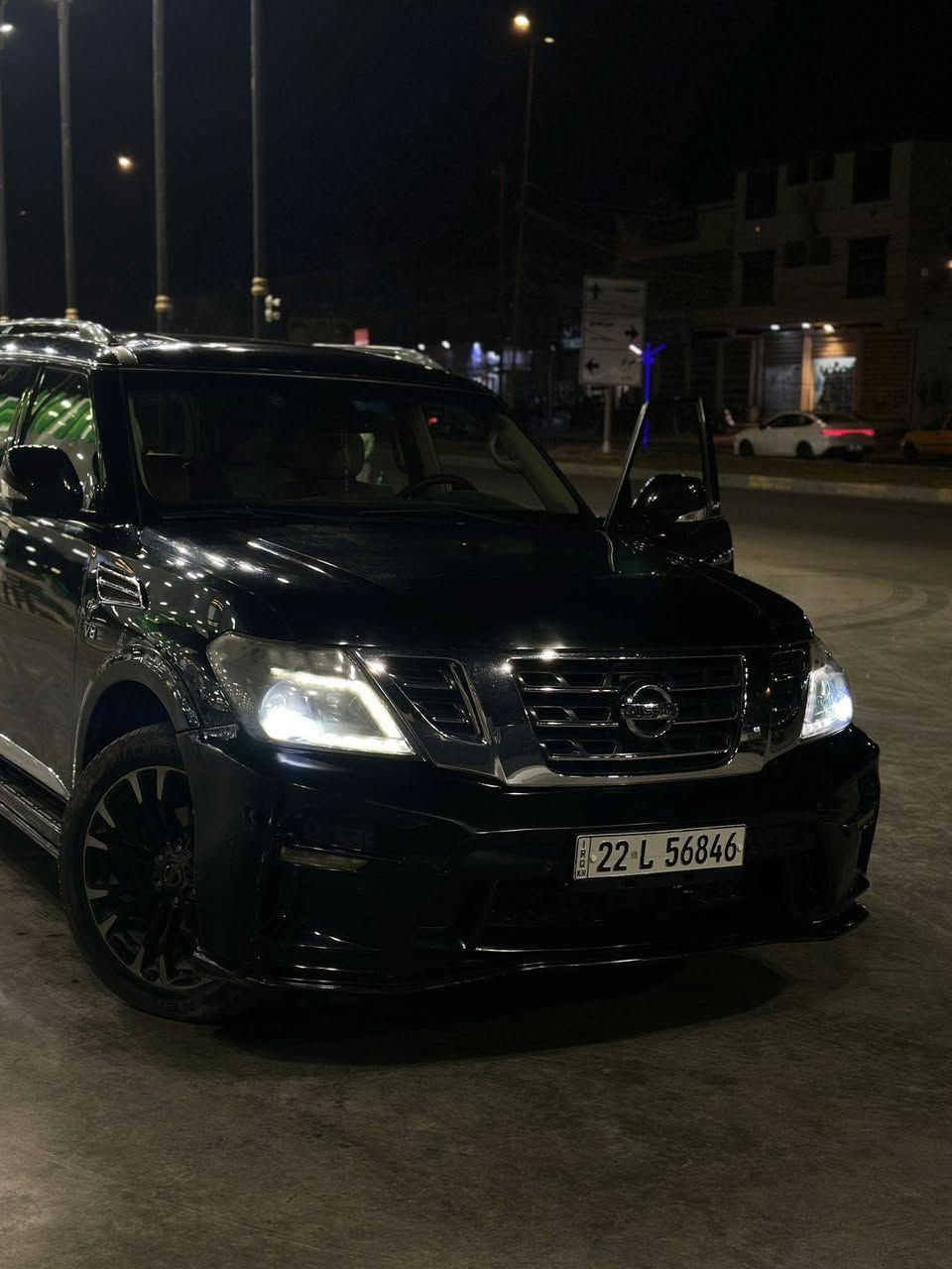 السلام عليكم نيسان باترول 2017 مفوله السياره رادارات حساسات كاميرا اماميه كاميرا خلفه صندوق كهرباء باسمي السياره ثاني يوم تحويل هزه جديده بانوراما مرايات شفط كير محرك مقفول قطعتين صبق عنواني بغداد مدينه الصدرالسعر 265 رقم الهاتف رقم الهاتف ***********()***********
