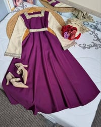 فستان رمضاني • دابل تركي • مقاسات ٣٨-٤٨