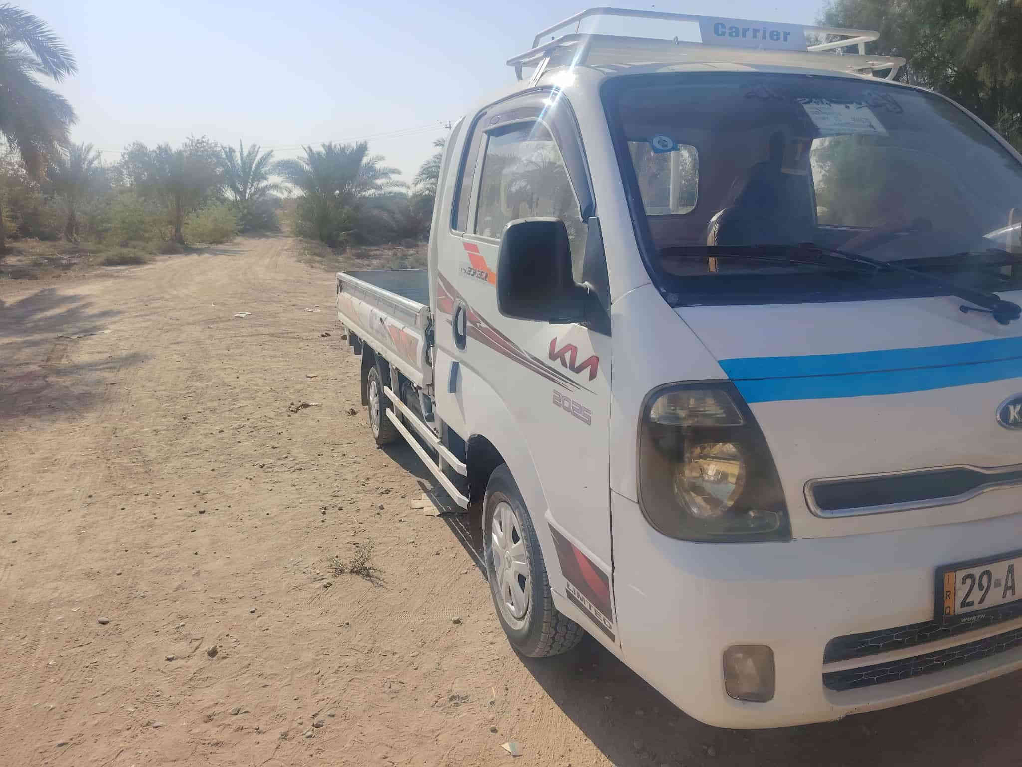 السلام عليكم كيه حمل رقم واسط الجديد موديل ٢٠١٣ مكفواله كفاله من الصبق ومن التبديل محرك كير تبريد ثلج صدر تخم تاير سنويه ال٣٠ سياره ماتصرف عليه ربع سعر٩٧  وبيه مجال  مكان بابل جبله ***********واتساب
***********
