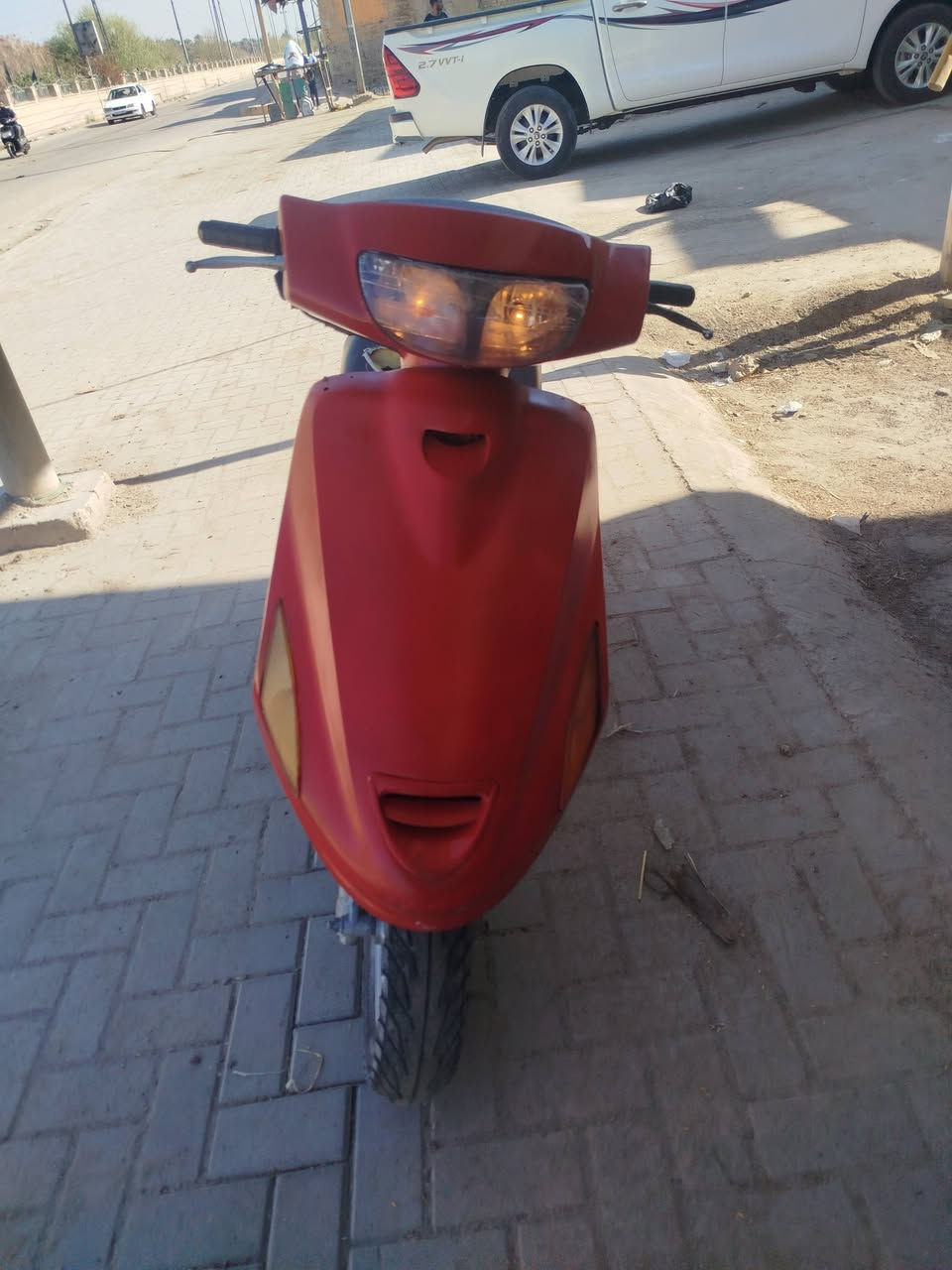 السلام عليكم دراجه للبيع دراجه نظيفه كهربائيات كلها شغاله دراجه مال جناي سعر 250 بي مجال مكان ديوانيه قضاء الشاميه ***********
