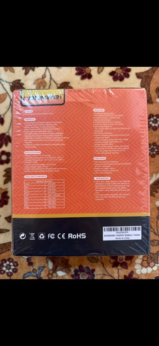 فاحص بطاريات سمارت شاشة جديد لوك كبس شركة بل سلفون ٦ فولت و ١٢ فولت  تفاصيل موضحة بل صور على اول تم ٣٥ الف شامل التوصيل


**إذا كنت صاحب هذا الإعلان وتريد حذفه لأي سبب، رجاءا أرسل رسالة إلى الدعم الفني**