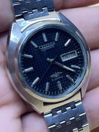 ستزن اوتوماتيك 21 حجر انتاج الثمانينات شهري و اسبوعي  مينا مميزة مربعا...