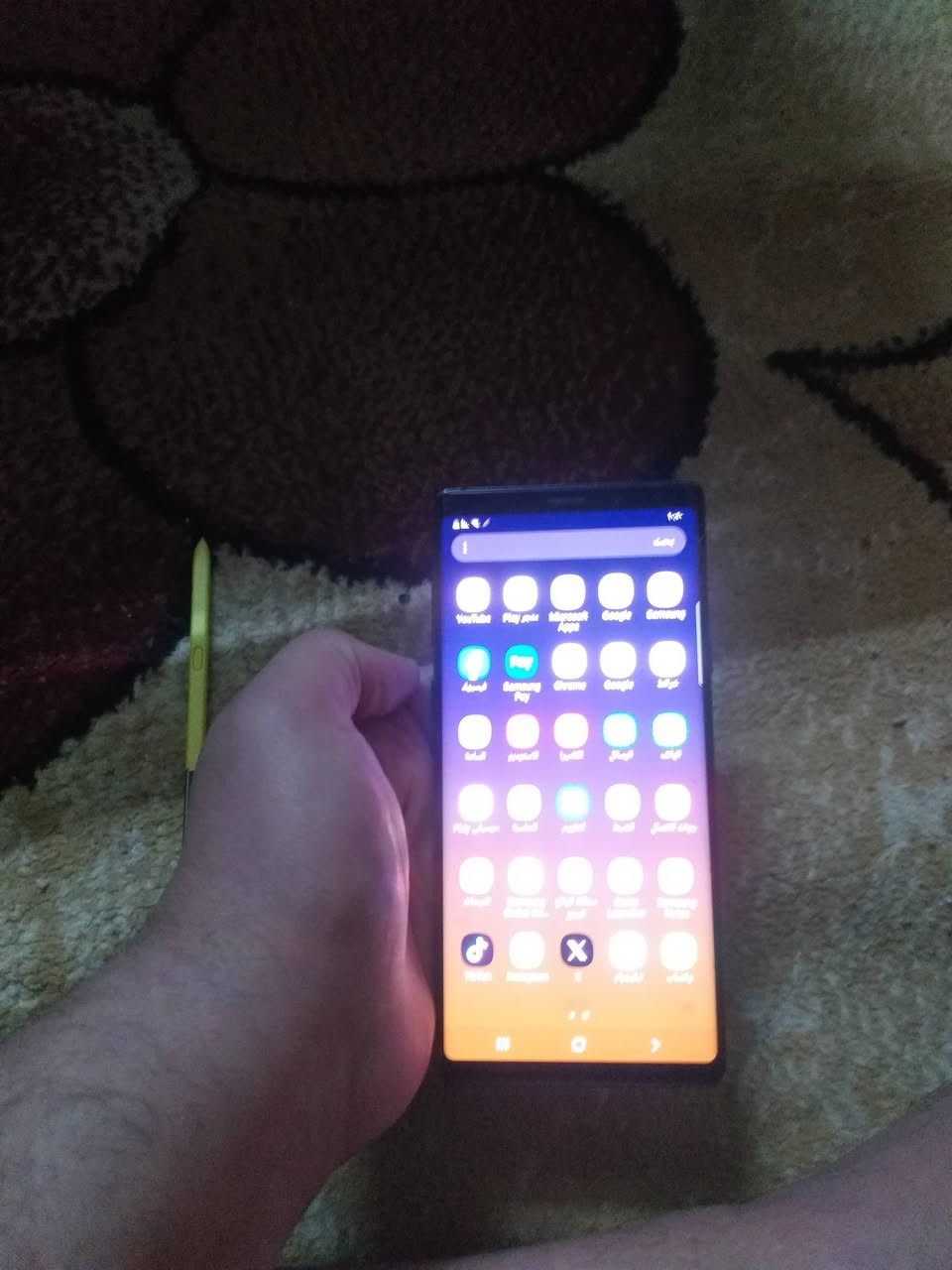 نوت9 يلم بل قلم ذاكره128 ب110 رقمي***********
