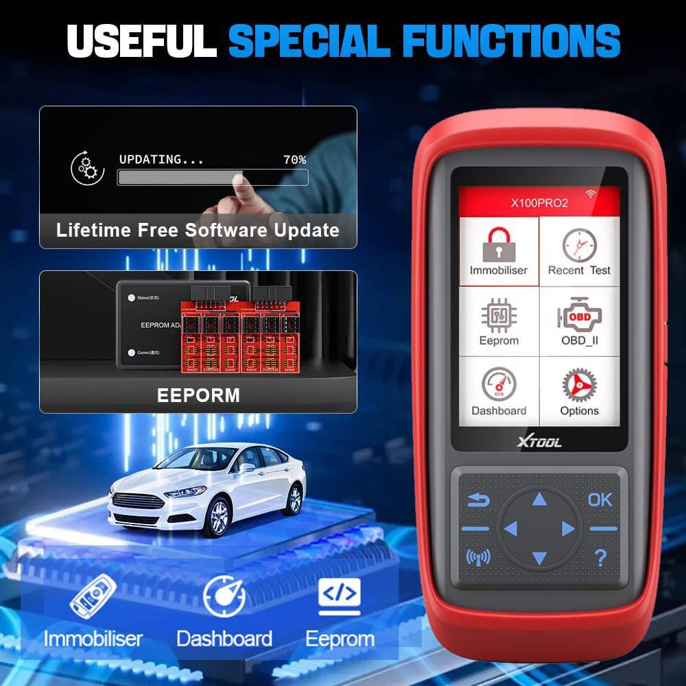 جهاز XTOOL X100 Pro2 OBD2 لفحص وبرمجة مفاتيح السيارات مع قارئ أكواد ومحول EEPROM، أدوات تشخيص أعطال السيارات، تحديث مجاني مدى الحياة


**إذا كنت صاحب هذا الإعلان وتريد حذفه لأي سبب، رجاءا أرسل رسالة إلى الدعم الفني**