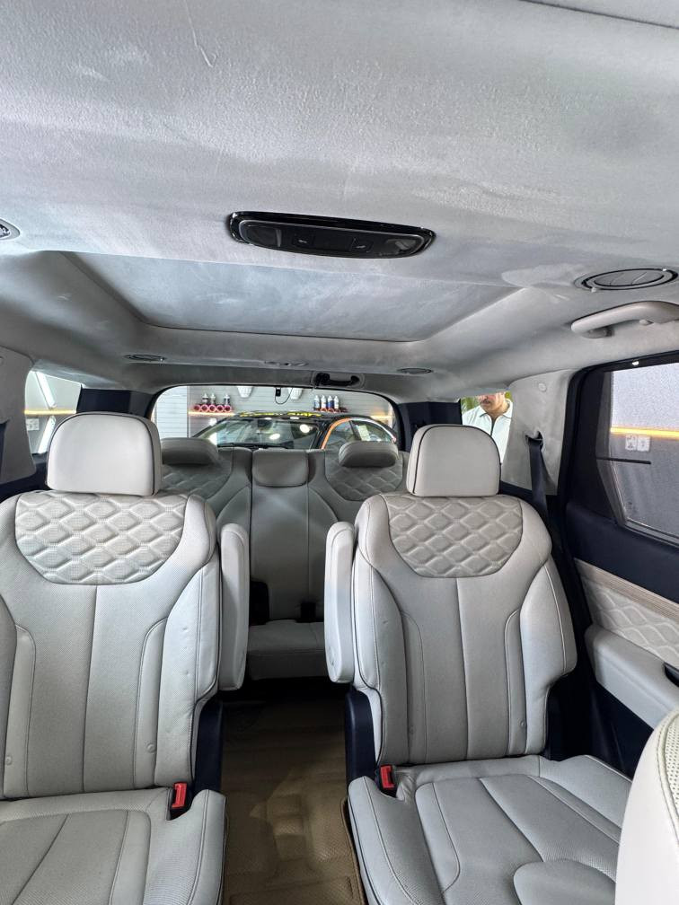 هونداي بالاسايد كاليكرافي وارد امريكي 2022 
حادثها كلش بسيط موضح بالصور ايرباكات كلها وكالة سليمة و جسم السيارة بدون اي ضرر ليبل واحد
اللون ابيض
بانوراما
محرك 3800
كير دكمة
هاندبريك دكمة
تبريد شاشة  3 قطع
ويل كب اصلي
تحديد مسار
مراية رئيسية اوتو دم
داتا شو
7مقاعد رئاسي منفصل 
المقاعد الامامية كهرباء 
كرسي السائق خزن وضعية
اربع مقاعد تدفئة تبريد
تدفئة بالستيرن
دواسات اصلية
شاشة اصلية معربة و تحتوي على ويز ( وهذا موجود في قليل من السيارات الوارد)
الداخل ابيض
دفع رباعي
عداد كيلو متر 131000كم
بصمة تشغيل
تشغيل عن بعد
حساس امامي خلفي
كامرات 360 درجة
جام اوتو
صندوق كهرباء
اضاءة محيطية
تحكم بالمري
مري شفط + رادار جانبي 
رادار امامي 
رادار خلفي (خاصية الوقوف الذاتي عند وجود خطر في الخلف)
لد نهاري
بردات خلفية
اوتو هولد
5 مودات قيادة
مثبت سرعة 
تحكمات استيرن
شفتات
كيجات دجيتال+ كاميرا الاشارة في الكيجات
نظام اطفاء المحرك عند الوقوف لفترة بسيطة
طي و فتح الكراسي الصف الثاني و الثالث كهرباء
السعر المطلوب 3 شدات و 25 ورقة
للمعلومات الاتصال بالرقم
*********** المحاويل, بابل
