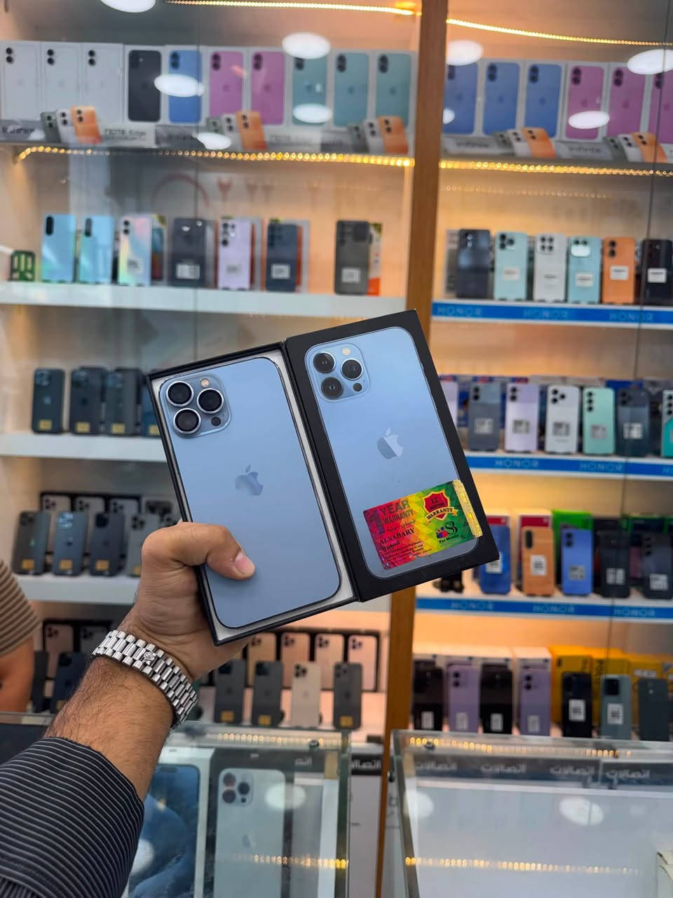 🔥 للبيع iPhone 13 Pro Max 🔥
📱 الذاكرة: 256GB
🔋 نسبة البطارية: 84%
📶 دبل خط ZA
✅ الجهاز نظيف وجاهز للاستخدام
✅ أداء قوي وكاميرات احترافية
✅ فحص كامل

عنوان الشركة 📍
النجف – شارع الغدير، فرات
مقابل بوبة السعد
أهلاً وسهلاً بالجميع
🚚 توصيل إلى كافة المحافظات 🇮🇶
متوفر بيع وشراء وتبديل الأجهزة 📱 
📞 أهلاً وسهلاً بالجميع ***********

