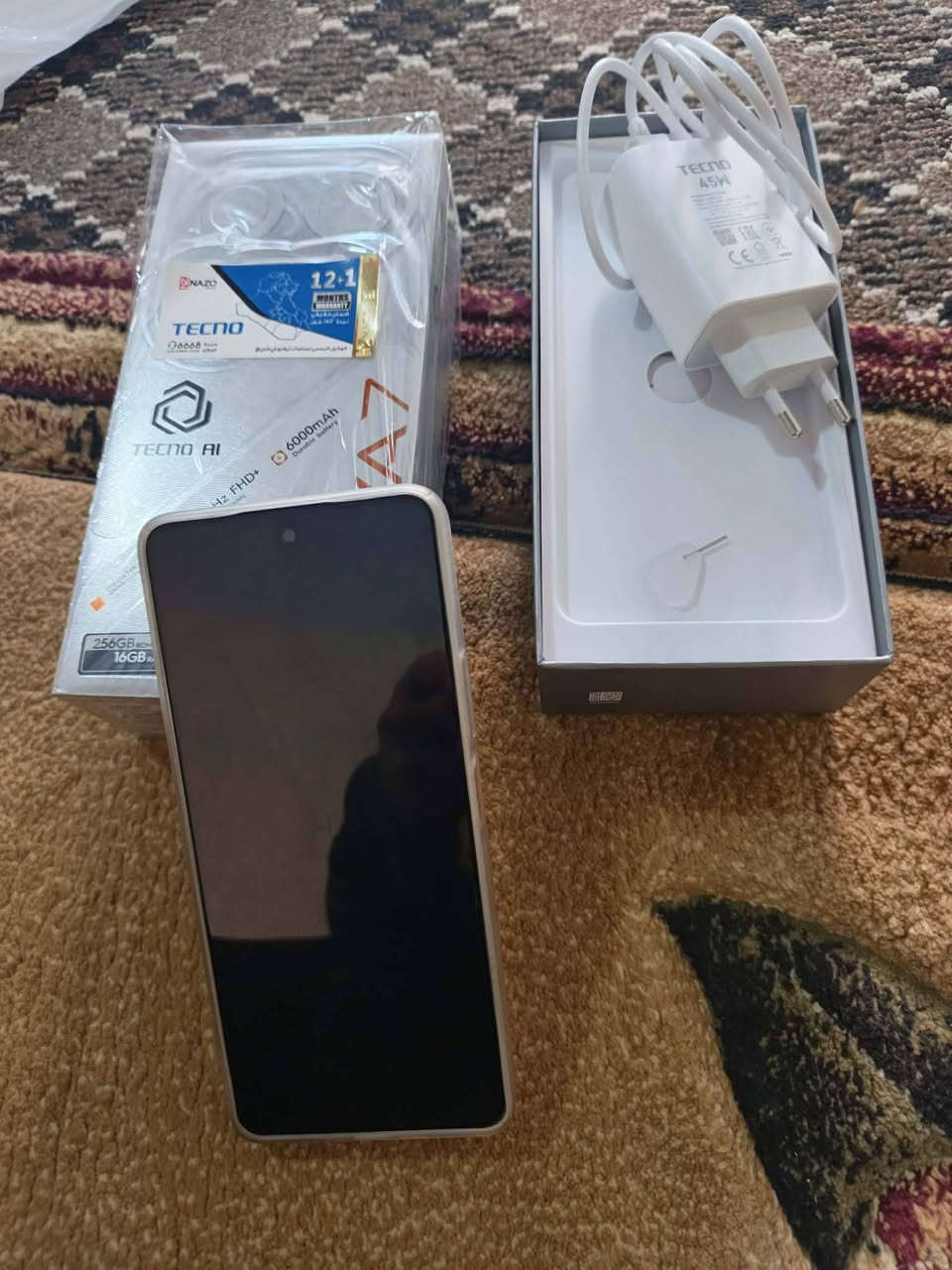 السلام عليكم تكنو بوفا 7جهاز جديد بل كارتون صار مستخدمه بس 8ايام الله يشهد جهاز فول مواصفات 256كيكه رام 16وباقي المواصفات خاص الجهاز للمراوسه فقد من ايفون 13وفوك للستفسار ع الواتساب ***********
