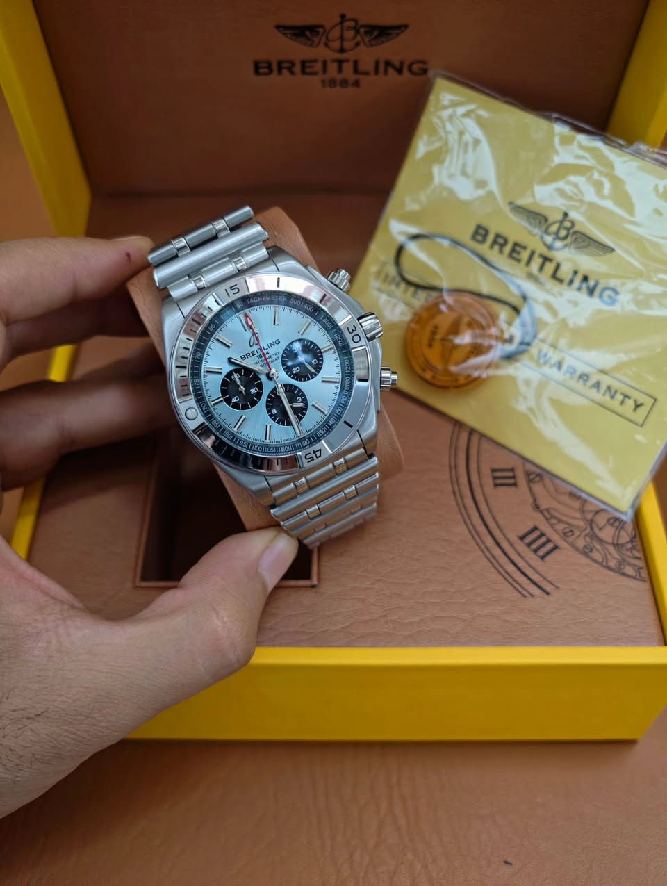 برتلنغ ماستر كوالتي ربع كيلو مدرعه قطر 47 ظخم ساعة 
جودة عالميه #السعر 125 الف


**إذا كنت صاحب هذا الإعلان وتريد حذفه لأي سبب، رجاءا أرسل رسالة إلى الدعم الفني**