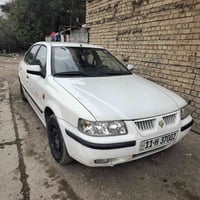 سمند 2009 مكينة وكير وصدر وتبريد كامله السياره بيهه باب خلفي مصوفر عكس...