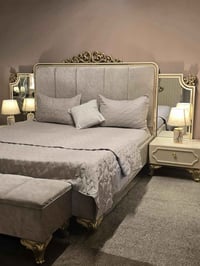 غرفة نوم تركية مستعملة (ملكية) 9 قطع وثقيلة  استيراد شركة مزاج سنتر  س...