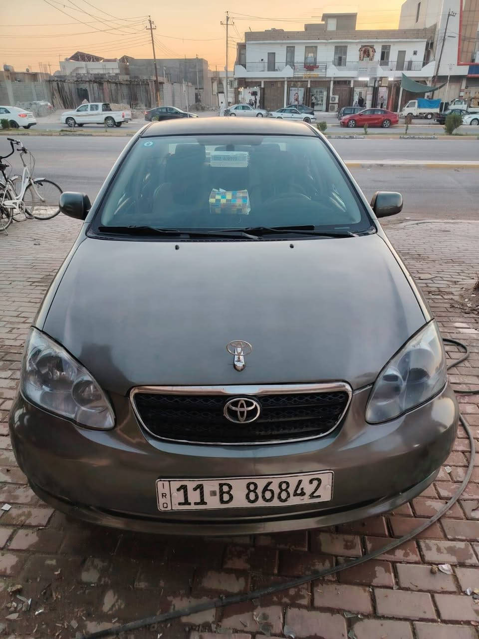 كورله نحله 2007 اللبيع مصبوغه حزام للجماليه السياره جاهزه ماتحط عليه برغي  السعر 80$اتصل عل *********** أو خاص
