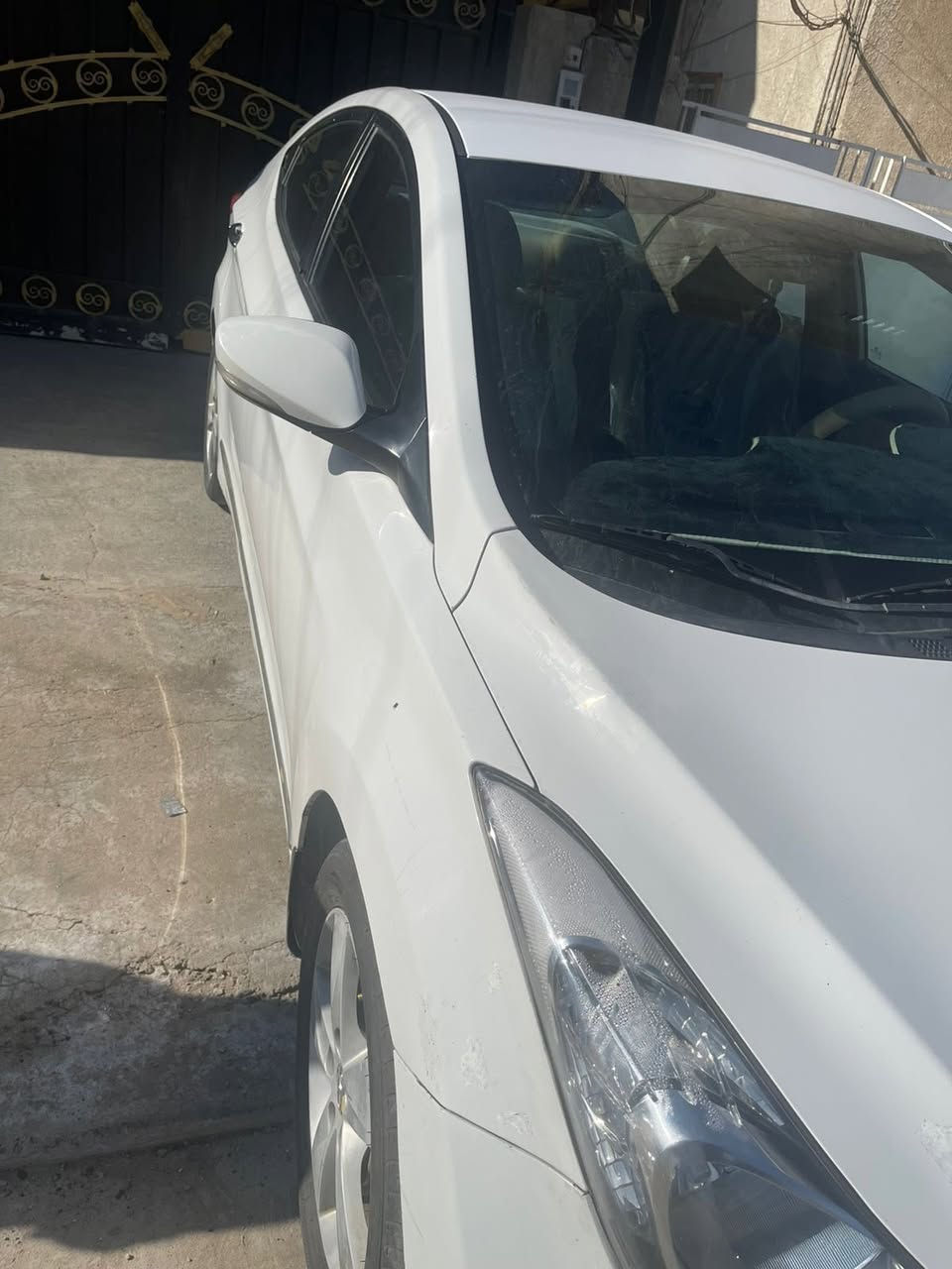 السلام عليكم إلنترا موديل ٢٠١٣ نظيفه حيل خليجي بيها جراد بالقمارة اثر فابلون وبيها صبغ بالجاملغ الخلفي السيارة حيل نظيفه رقمها اربيل سكني بغداد الرقم *********** السعر ٩٥
