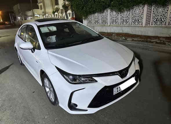 تويوتا كورلا خليجي زيروو هايبرد فول مواصفات  2025 رقم بغداد بأسمي مثبت لوحات عداد المسافه المسافه 900 كيلو يعني زيرو السعر 155$للاتصال  ***********
