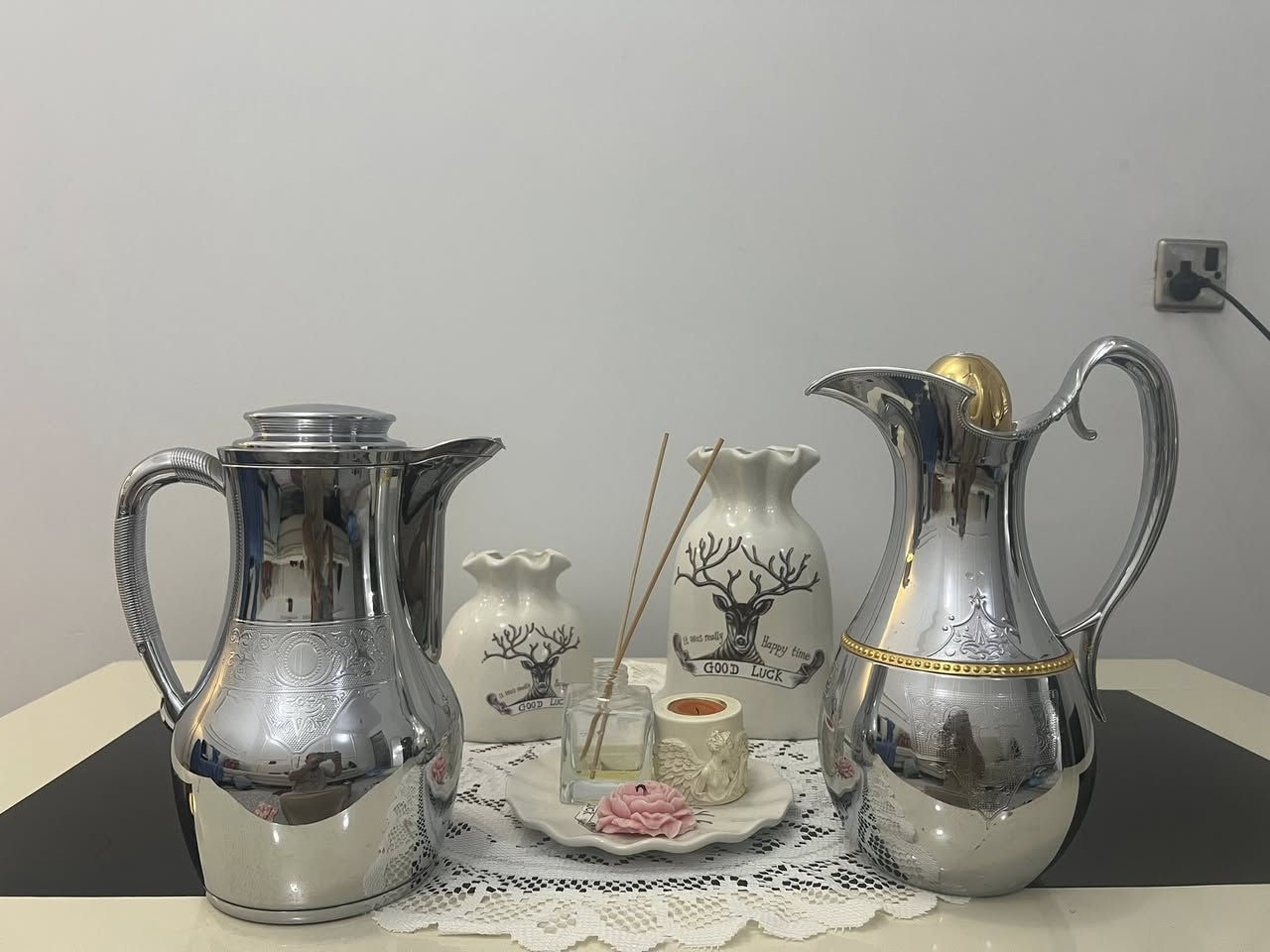 ترامس الاصالة ترامس الضيافة ماركة السيف الشهيرة  متوفر ٢ سيتين   كما موضح بالصور.. حار  ساعات طويلة داخلة شيش زجاج وردي … الاسعار خاص رجاءا


**إذا كنت صاحب هذا الإعلان وتريد حذفه لأي سبب، رجاءا أرسل رسالة إلى الدعم الفني**