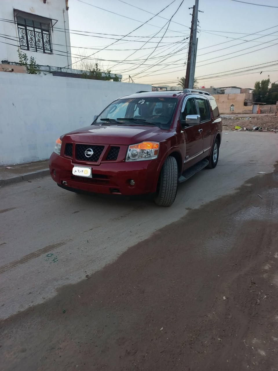 للبيع  ارمادا 2008 
فول موصفات 
فتحة سقف
7 راكب
كشنات جلد 
اللون ماروني
رقم بغداد 
داخل اسود
تخم تايرات جديد
موقع السيارة ديالى بعقوبة
للتواصل والاستفسار
***********
***********
