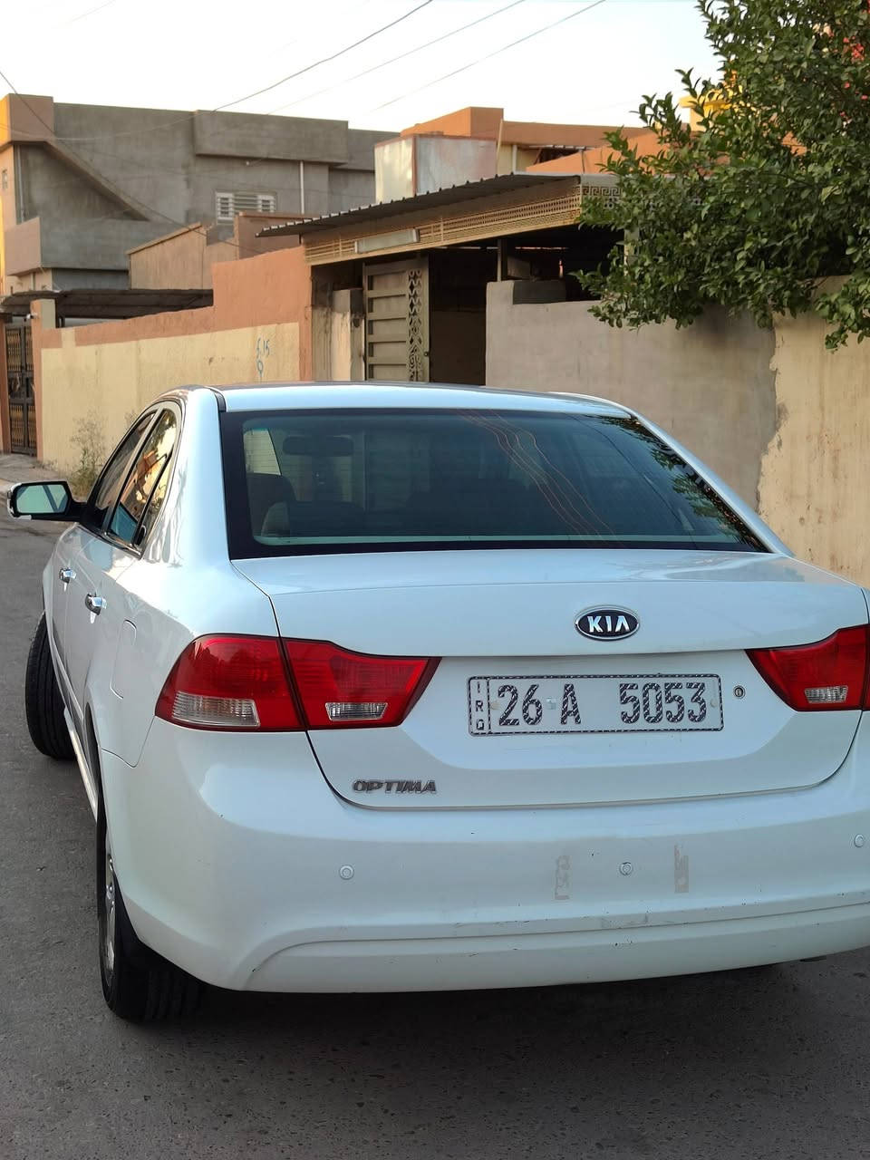 كيا اوبتما KIA OPTIMA للبيع موديل 2010 خليجي فول موصفات
مكفوله من الدعاميه الى الدعاميه ما عدا قطعه صغيره جاملغ خلفي بدون اي صبغ
محرك 2000
ماشيه 170الف 
داخل صحراوي
فتحة سقفيه 
تحكم مرايه
المكان صلاح الدين بيجي 
السعر 120$وبيها مجال قليل
للاستفسار الاتصال بالرقم
***********
‏‪***********‬‏
