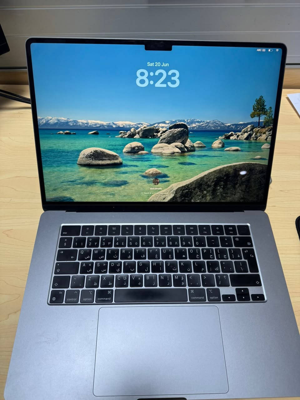 ‎السلام عليكم
‎للبيع 
Mac Book Air 15 M3

‎ماك بوك اير M3 
‎حجم الشاشة 15,3 
‎بطارية 🔋 94%
‎عدد دورات الشحن 171 
‎ذاكرة 512 
‎رام 16
‎الجهاز عربي ماستر 
‎كامل ملحقات شاحنة والكارتونة
‎نظافة الجهاز 99%

‎السعر 
‎مليون و375 الف دينار 
‎1,375,000 دينار

‎بغداد / حي الجامعة 
***********
