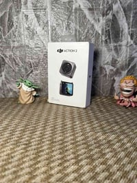 DJI ACTION 2 4K شاشتين قطعه نظافه 100/100 كل ملحقات كامله السعر والتفا...