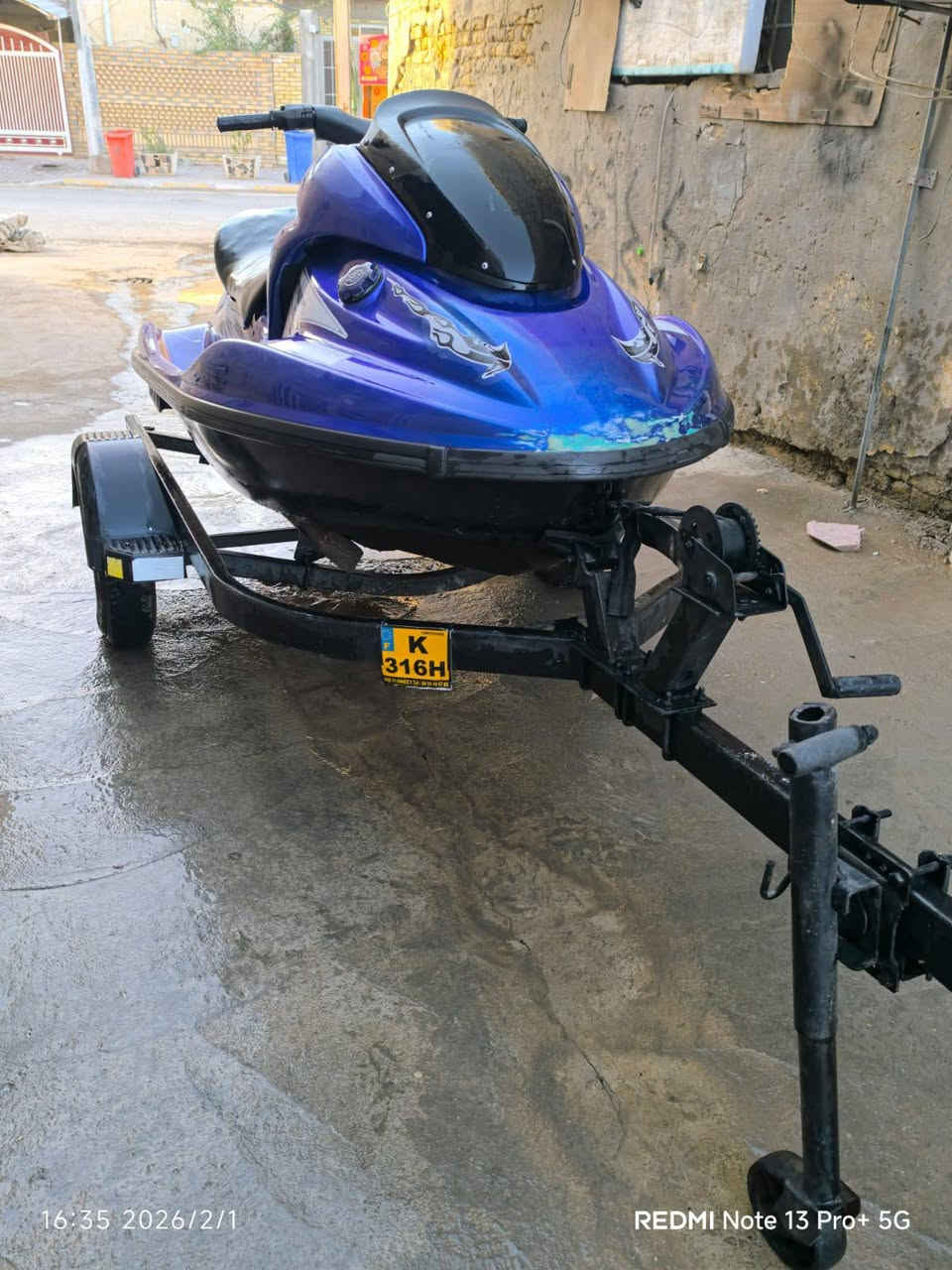 جت ياماها (gp1300r) (معه العربانه)

موديل 2008  لون ازرق 💙
 
عربانه بلاديه نضيفه جداً

جت كفاله من المكينه والكهربائيات

جت نضيف جدا وسريع جدا ونشيط 

مكينه بلاديه ما مفتوحه برغي ما مفتوح بيها

جت استخدام قليل 
 
جت بدون حادث او ضرر او كسر 

السعر 💵💵 38 $💵💵 وبي مجال 

الاستفسار اتصل (***********)

العنوان  واسط  الكوت
