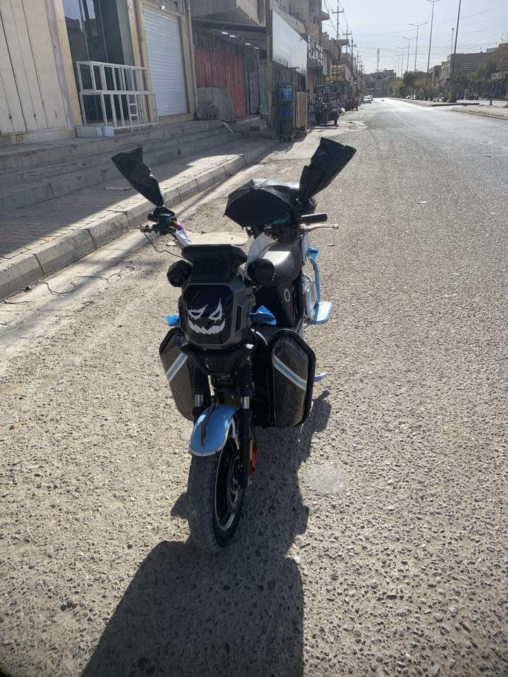 السلام عليكم        دراجه شحن للبيع نوع هيوشه شكل ال25 باتريات ع الفحص قبل شهرين مشدوده  السعر 550 بي مجال بسيط /***********
