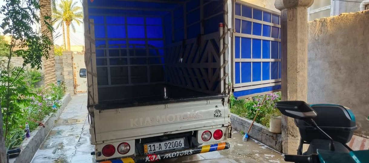 السلام عليكم من رخصة الادمن
كيا بنكو 2700 موديل 2009 رقم بغداد حلو
ملاحظة الشاصي من صفحة السايق مفطور ومصلح مو ابو الشعار الكمركي جوة كشن السايق بالظبط
صدر امامي خلفي مبدل جديد عينة صينية مال كير مبدلات جديد مكينة حلوة

النواقص راديتر شوية تعبان
كيجات الدشبول

السعر 85 وبية مجال
والسونار مرفوق وية الصور 
العنوان الفلوجة ناحية الصقلاوية
رقم الهاتف ***********
