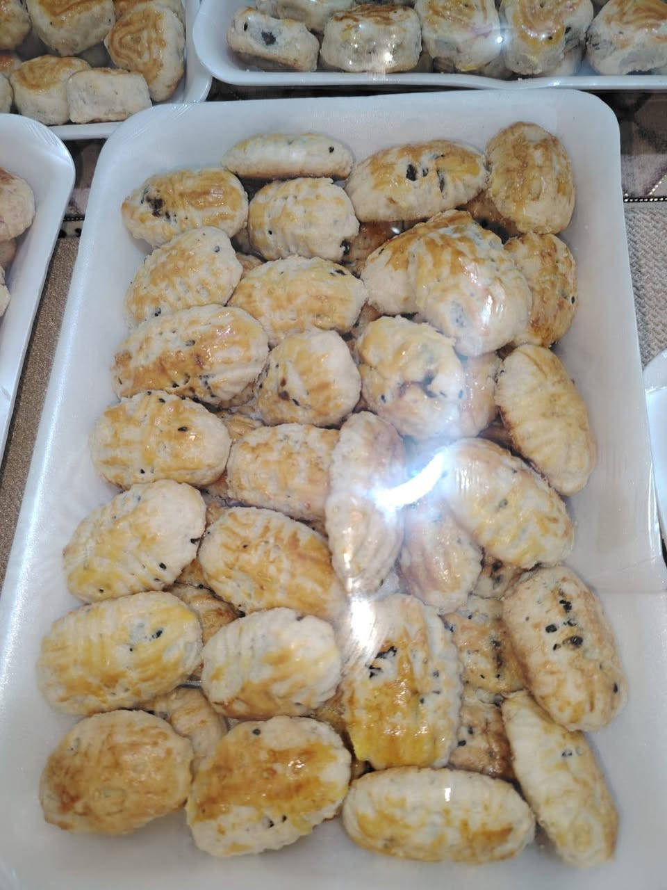 الحمد لله حمداً كثيراً طيباً مباركاً فيه
جزء من تجهيز طلبات  اكليجه شهر رجب الكيلو ب8 للحجز على الخاص او على رقم الواتساب ***********يوجود توصيل داخل
