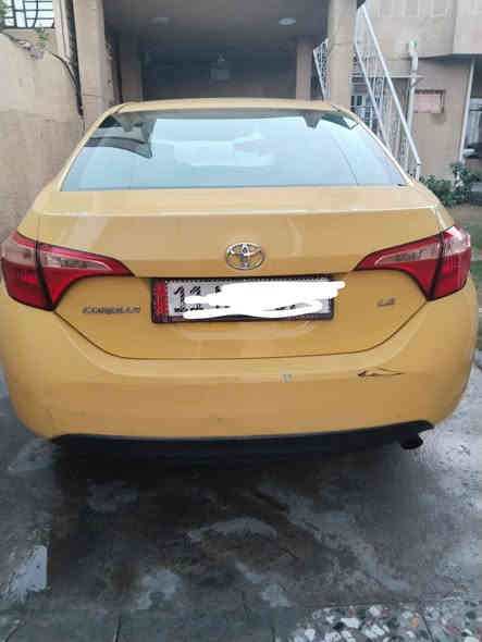 السلام عليكم كورولا للبيع فقط بدون مراوس 2019 حادثها مثل موضح بالمنشور البنيد مبدل تجاري ماشية 152 سيارة باسمي رقم بغداد انكليزي السعر 140 وبيها مجال *********** مكلف بالنشر راسلو صاحبهة واتساب
