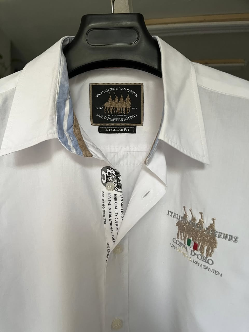 قميص ڤنتچ قطن  100%  

من ماركة 
Van Santen & Van Santen – Polo Players Society

القياس (3XL)
عرض الصدر( 51)
السعر (25 اجور التوصيل  )

يمكنك مشاهدة بقية الموديلات انقر على الصفحة الشخصية


**إذا كنت صاحب هذا الإعلان وتريد حذفه لأي سبب، رجاءا أرسل رسالة إلى الدعم الفني**