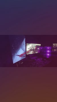 � للبيع: كمبيوتر كامل مع شاشتين وملحقات — نظيف 100% 🔶 مواصفات الجهاز: ...