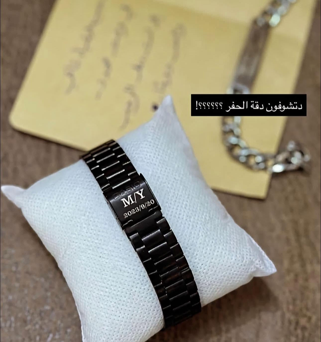 .
* 🎁 صمّم هديتك باسم اللي تحبه وخليها فريدة من نوعها

    هدايا حفر بتفاصيل مصنوعة بحب❤️✨

“مو مجرد هدية، ذكرى محفورة تدوم سنين 🥹❤️
للحجز والاستفسار مراسلتنا على الخاص ✨


**إذا كنت صاحب هذا الإعلان وتريد حذفه لأي سبب، رجاءا أرسل رسالة إلى الدعم الفني**