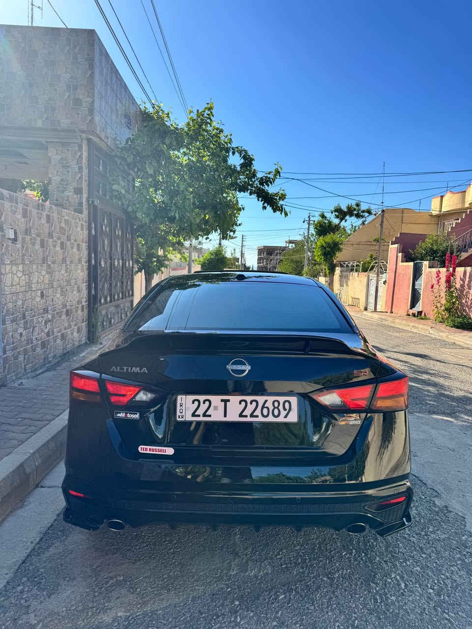 Altima 2024 sr plus 
بێ تۆربۆ و بێ دەبڵ ئەکسل 
سلاید و جلد و کارەبا و هیتەر و راداری 360 پلە 
ئۆتۆ ستار ستۆپ پشت و پێش و حاسە 
سەیارەکە 20 km چووە و زۆر تازەیە 
بۆیاخ دووپاچەی کلەیەری ئەمریکایە بێ ئێرباگ 
لێرەش چەمەلە دواوە پەلەیەکی زۆر کەم Pdr هەیە 
لەگەل نیو دۆسە کەمتری بۆیاخە 
گێر و مەکینەو کارەبای بە شەرت
ژمارەی شانسی 
1N4BL4CV2RN420931
ژمارەی مۆبایل *********** السليمانية, العراق
