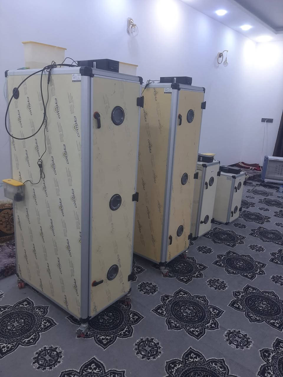 متاح فقاسات جيموكا 700 بيضه عدد 2 نضام وجبات  و 180 بيضه و 120 بيضه  نسبه تفقيس ٩٩%وغنيه عن تعريف اخوان الي يريد يتصل او يراسلني خاصص
رقم الهاتف 
***********
         و
***********
المكان صلاح الدين تكريت
{ متاح فقط الاتصال }
