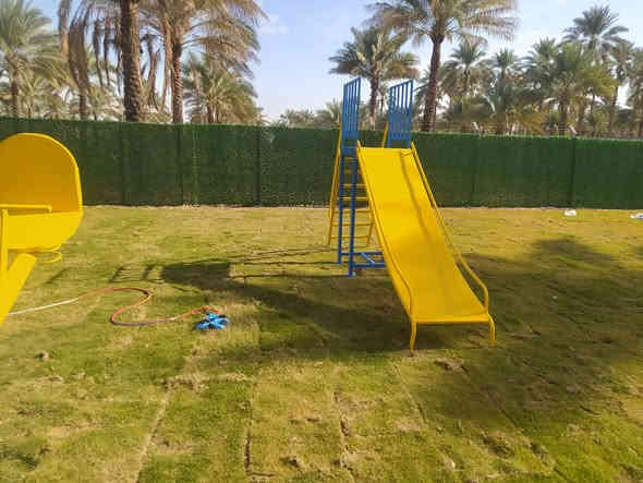 متابعينا الكرام كل ماهو جديد في عالم الحديد 
تجدونه لدى الماهر للأنشاءات المعدنيه تجهيز كافة المزارع ...والشاليهات...ورياض الاطفال...
جملونات...كرفانات..جلسات...العاب اطفال...مراجيح
زحليكانات...فرارات... ميزان ...ديلاب الهواء..
كل ماعليك هو الاتصال على الرقم ***********
بأدارة الاستاذ ماهر ابو محمد 
بغداد الشعب منطقه السريدات .
