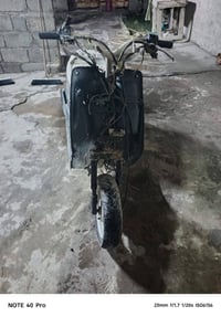 دراجه منغولي للبيع شرط شغل شاصي مكفول لسعر75 وبيهه مجال بسيط لتصال.078...