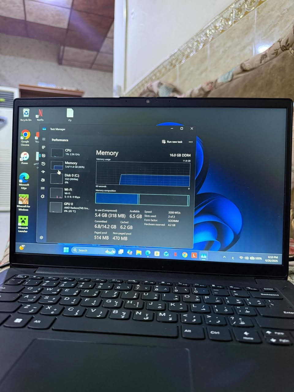 سعر اللابتوب  475.000 ألف دينار عراقي

💻 اسم اللابتوب: lenovo k14 gen 1

🔹 المعالج:  RYZEN 5  5600U

🔹 الرام:16+ويندوز 11 برو

🔹 الهارد:256

🔹 بطارية ليثيوم تايبسي تدوم استخدام عادي 5 ساعات

🔹كارت شاشة داخلي: AMD VEGA 8 4GB + 8GB

🔹الشاشة: FHD 14.1

🔹 العاب الي مشغلهن علية 
call of duty ب كل اجزائها على اعدادات متوسطة او ادنى 

Assassin's Creed Mirage

Cyberpunk 2077

Grand Theft Auto V

Ghost of Tsushima
و الخ....
📞 رقم الهاتف: ***********

عنوان صلاح الدين تكريت
