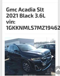 جي ام سي اكاديا للبيع موديل 2021 . مواصفات SLT  رقم بصرة باسمي .. لون ...